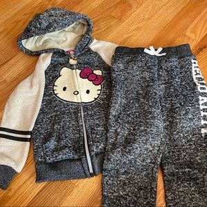 Girls sz 4 Hello Kitty Sweat Suit